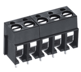 PCB Terminal Blocks, Connectors and Fuse Holders - Through Hole Mount/Wire Protected - TL202V-22PKC