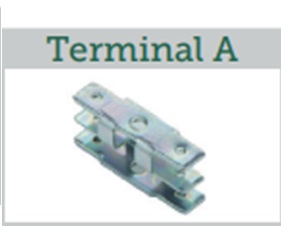 Emech Terminals/Accessories - Tab to Tab Terminal Blocks - HY508/6 F/F