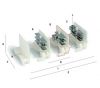 Emech Terminals/Accessories - Tab to Tab Terminal Blocks - HY508 V/3F