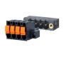 PCB Terminal Blocks, Connectors and Fuse Holders - Plug and Socket PCB Terminal Blocks - SP06511VBPF - 11 Pole vertical spring PCB terminal block 5mm pitch 12A 250V